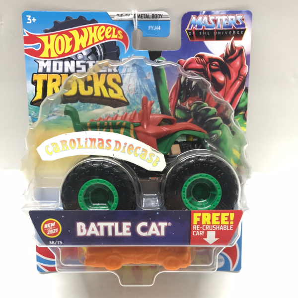 2021 Hot wheels monster Trucks 38 75 Battle Cat masters of the Universe MOTU 133A Cheap