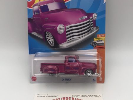 2022 hot wheels  #116 La Troca pink 7H Online Hot Sale