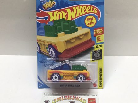 2021 hot wheels Q case #131 Custom Small Block yellow KK6 Fashion