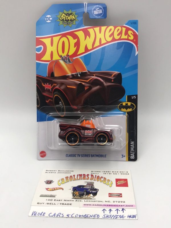 2023 hot wheels A  case #3 Classic TV Series Batmobile 117H Supply