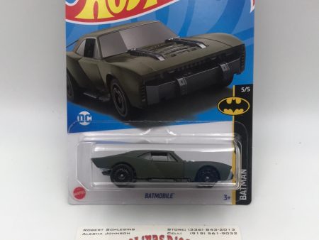 2022 hot wheels Q case #178 Batmobile dark green 118E Cheap