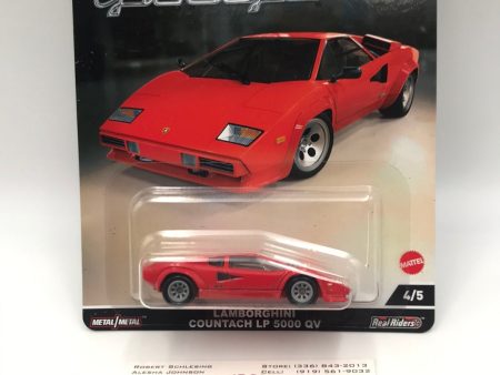 2022 Hot wheels car culture Jay Lenos Garage Lamborghini Countach LP 5000 QV Discount