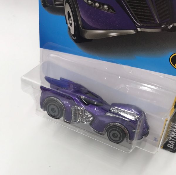 2022 hot wheels L M  case #32 Batman Arkham asylum Batmobile purple 118B Sale