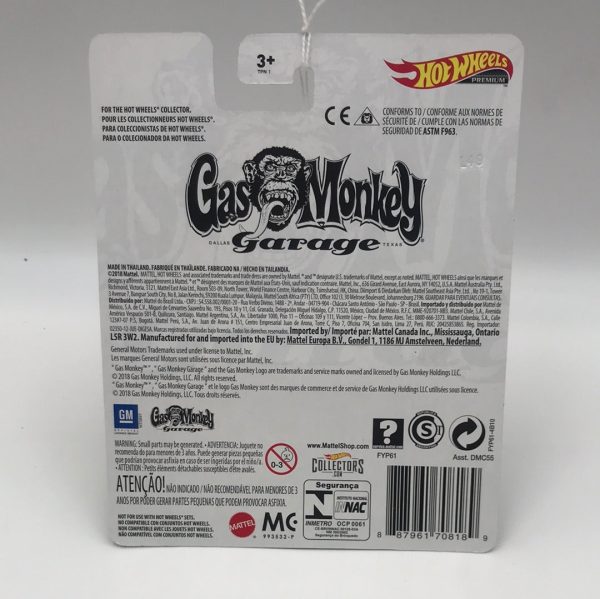 2019 Hot wheels retro entertainment gas monkey garage 68 Corvette C4 For Sale