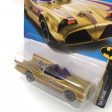 2022 hot wheels N case #131 TV Series Batmobile gold purple 120G Hot on Sale