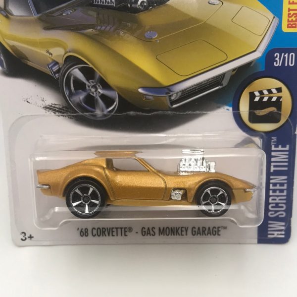 2017 hot wheels #99 68 Corvette Gas Monkey Garage CC1 Cheap