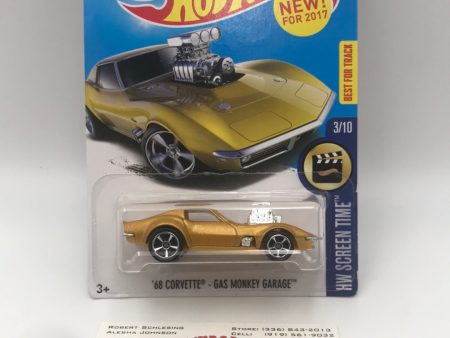 2017 hot wheels #99 68 Corvette Gas Monkey Garage CC1 Cheap