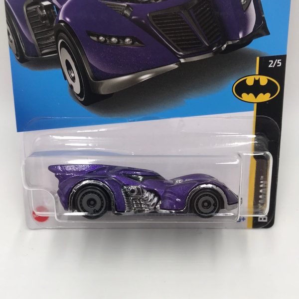 2022 hot wheels L M  case #32 Batman Arkham asylum Batmobile purple 118B Sale