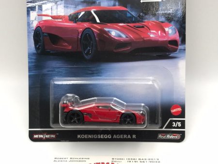 2022 Hot wheels car culture Exotic Envy 3 5 Koenigsegg Agera R 243B on Sale