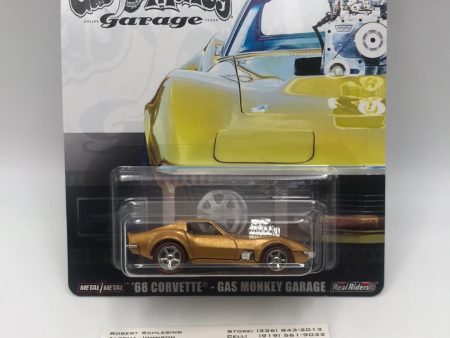 2019 Hot wheels retro entertainment gas monkey garage 68 Corvette C4 For Sale