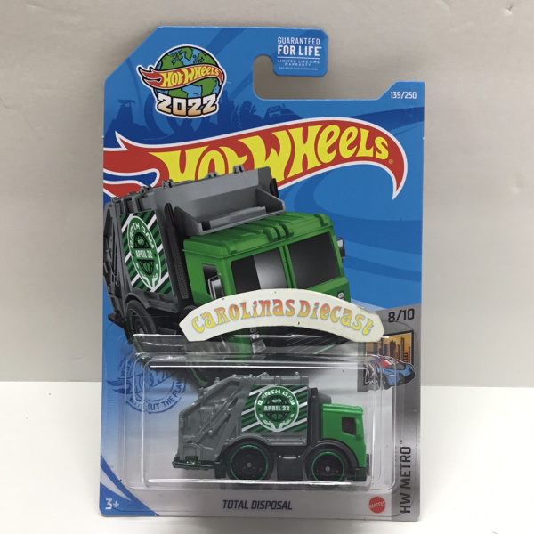 2021 hot wheels #139 Total Disposal earth day (BB3) For Cheap