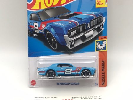 2022 hot wheels #236 68 Mercury Cougar 55F on Sale