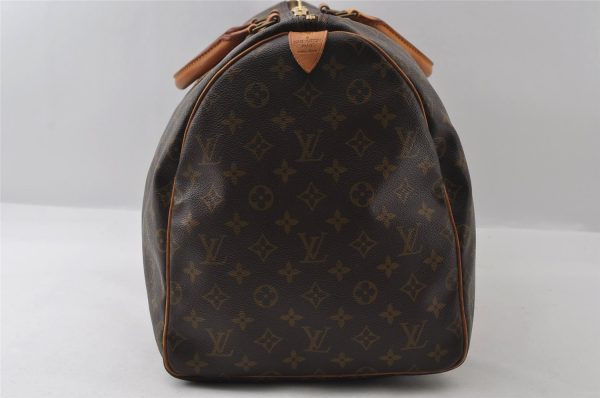 Authentic Louis Vuitton Monogram Keepall 55 Travel Boston Bag M41424 LV 6213I For Sale