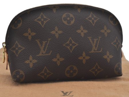 Authentic Louis Vuitton Monogram Pochette Cosmetic Pouch M47515 LV 5765I For Discount