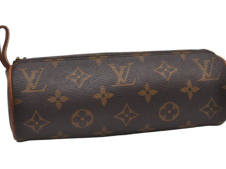 Authentic Louis Vuitton Monogram Trousse Ronde Pen Case Pouch M47630 Junk 4093I Discount