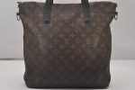 Authentic Louis Vuitton Monogram Macassar Davis 2Way Tote Bag M56708 LV 4720I Fashion