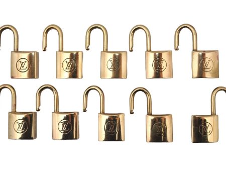 Authentic Louis Vuitton Padlock 10Set Old Model LV 3487I Sale