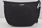 Authentic GUCCI Vintage Shoulder Cross Body Bag Nylon Leather Black  4739I on Sale