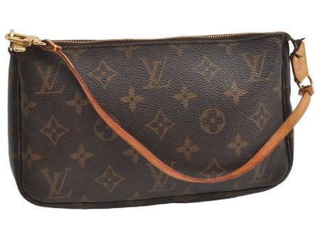 Authentic Louis Vuitton Monogram Pochette Accessoires Pouch M51980 LV 5674I Supply