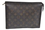 Auth Louis Vuitton Monogram Poche Toilette 26 Cosmetics Pouch Old Model LV K5202 Sale