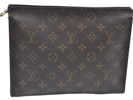 Auth Louis Vuitton Monogram Poche Toilette 26 Cosmetics Pouch Old Model LV K5202 Sale