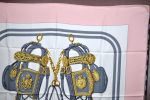 Authentic HERMES Carre 90 Scarf  BRIDES de GALA  Silk Pink K5864 Sale