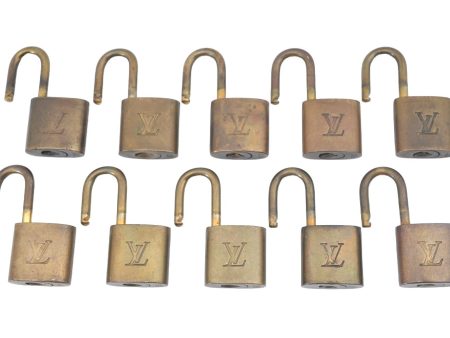 Authentic Louis Vuitton Padlock Gold 10Set LV K5883 Sale