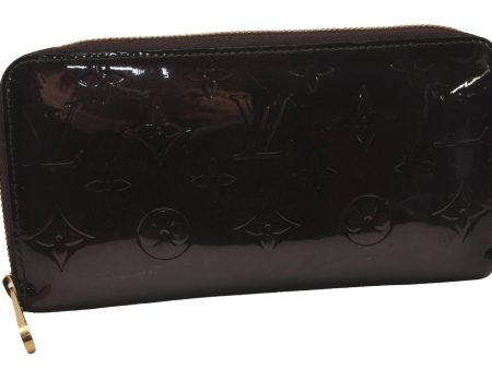 Authentic Louis Vuitton Vernis Zippy Wallet Long Purse Brown M93522 LV 3343I Hot on Sale