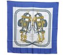 Authentic HERMES Carre 90 Scarf  BRIDES de GALA par  Silk Blue K5713 Online