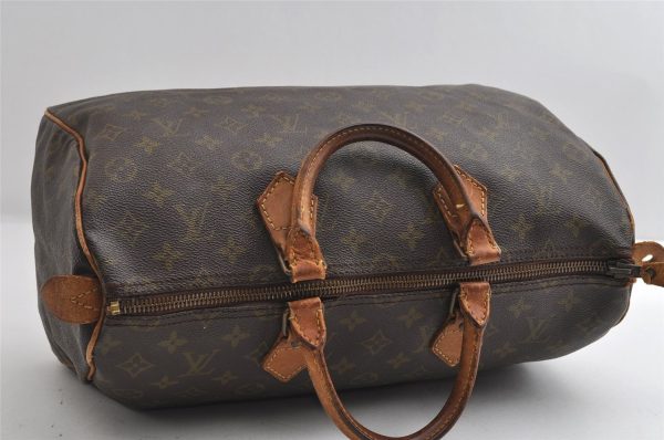 Authentic Louis Vuitton Monogram Speedy 35 Hand Boston Bag Old Model LV 6357I Online Hot Sale