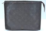 Louis Vuitton Monogram Poche Toilette 26 Cosmetics Pouch Old Model LV Junk K5414 Fashion