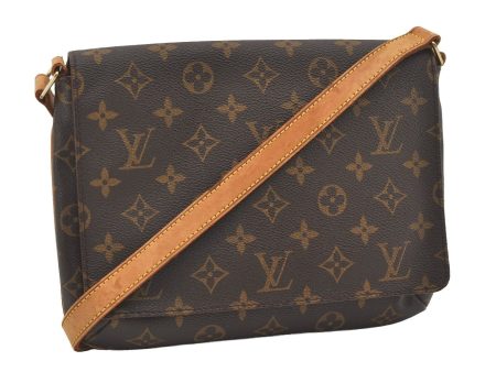 Authentic Louis Vuitton Monogram Musette Tango Shoulder Bag M51257 LV 6256I For Discount