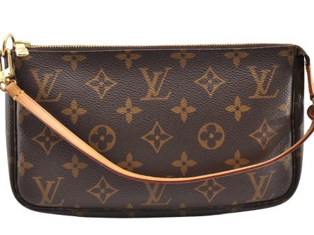 Authentic Louis Vuitton Monogram Pochette Accessoires Pouch M51980 LV 6027I Supply