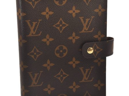 Authentic Louis Vuitton Monogram Agenda MM Notebook Cover R20004 LV 3520I Online now