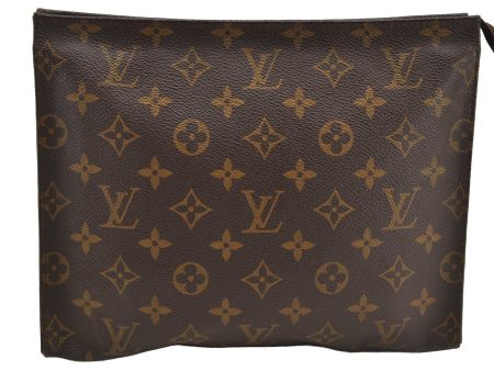 Auth Louis Vuitton Monogram Poche Toilette 26 M47542 Cosmetics Pouch Junk 5854I Hot on Sale