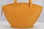 Authentic Louis Vuitton Epi Saint Jacques Hand Bag Yellow M52279 LV 6246I Online