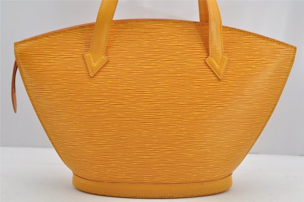 Authentic Louis Vuitton Epi Saint Jacques Hand Bag Yellow M52279 LV 6246I Online