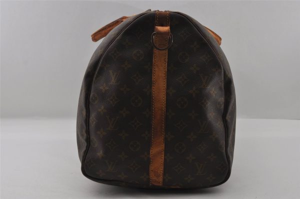 Auth Louis Vuitton Monogram Keepall Bandouliere 60 M41412 Boston Bag Junk 6424I Sale