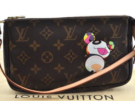 Auth Louis Vuitton Monogram Panda Pochette Accessoires Pouch M51981 LV K5500 Online