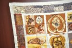 Authentic HERMES Carre 90 Scarf  PERSONA  Silk White K5736 Cheap