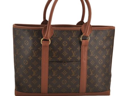 Auth Louis Vuitton Monogram Sac Weekend PM Vintage Tote Bag M42425 Junk 5781I Supply