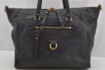 Auth Louis Vuitton Monogram Empreinte Lumineuse PM Tote Bag Navy M93410 LV 5886I Online