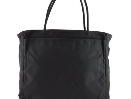 Authentic PRADA Vintage Nylon Tessuto Shoulder Tote Bag Black 5512I Discount