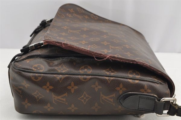 Auth Louis Vuitton Monogram Macassar Clarence Shoulder Bag M40936 Junk 4733I Online Hot Sale