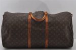 Auth Louis Vuitton Monogram Keepall Bandouliere 60 M41412 Boston Bag Junk 6424I Sale