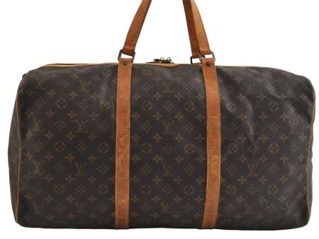 Authentic Louis Vuitton Monogram Sac Souple55 Hand Boston Bag M41622 Junk 5480I Online