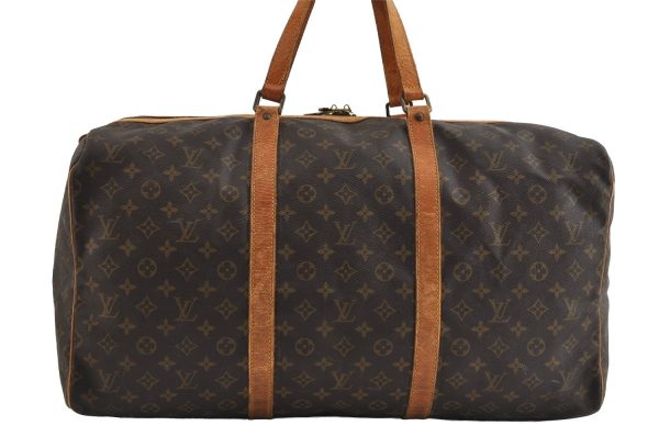 Authentic Louis Vuitton Monogram Sac Souple55 Hand Boston Bag M41622 Junk 5480I Online