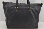 Auth Louis Vuitton Monogram Empreinte Lumineuse PM Tote Bag Navy M93410 LV 5886I Online