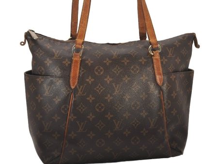 Authentic Louis Vuitton Monogram Totally MM Shoulder Tote Bag M41015 LV 4771I Online