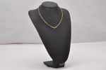 Authentic Christian Dior Gold Tone Rhinestone Chain Pendant Necklace CD 5521I Cheap